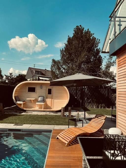 Villa Dreamy Vibes Mit Privatem Pool & Rheinblick Niederkassel Buitenkant foto